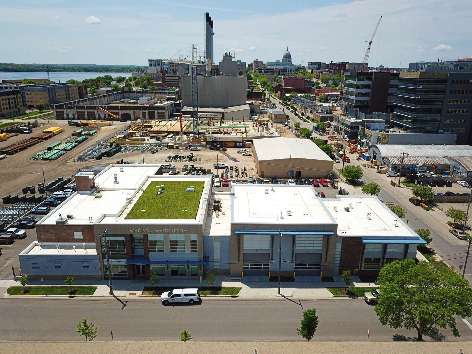 Madison Water Utility from drone