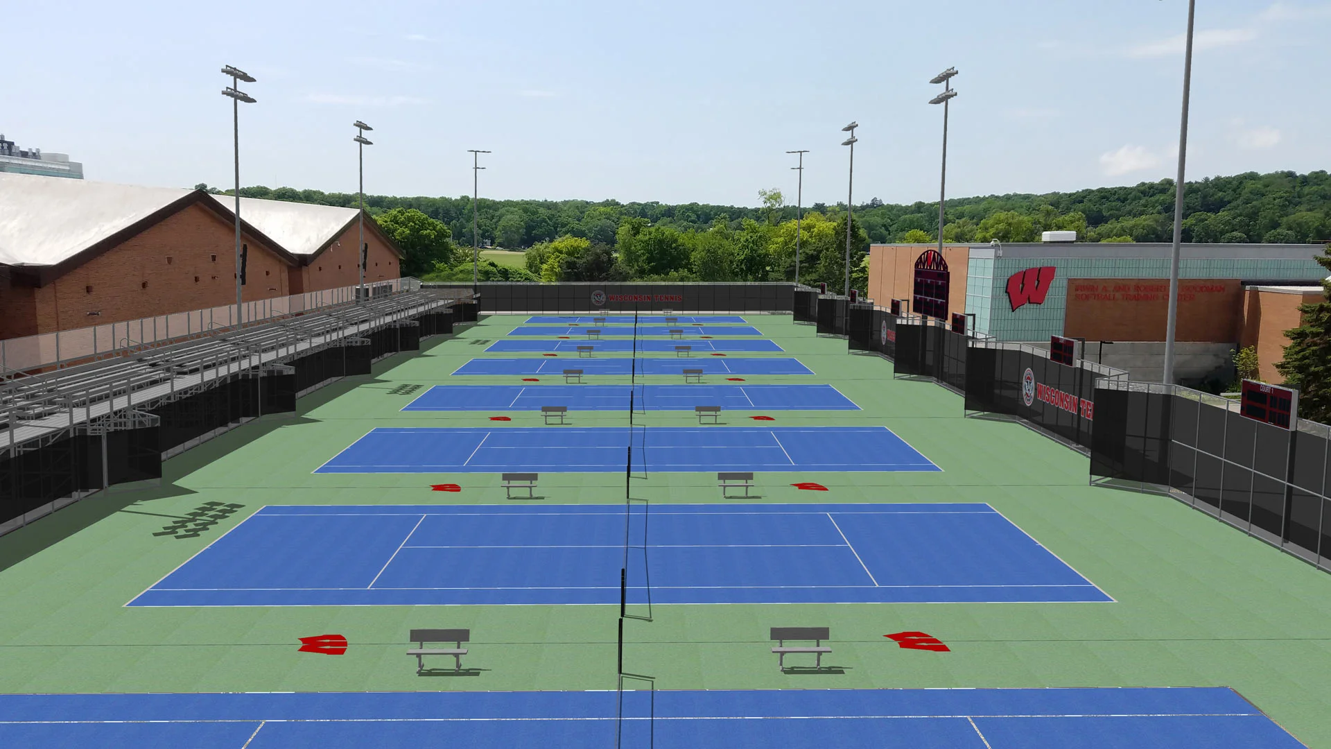 Nielsen Tennis Court Replacement